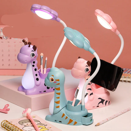 Lámpara de escritorio infantil dinosaurio LED