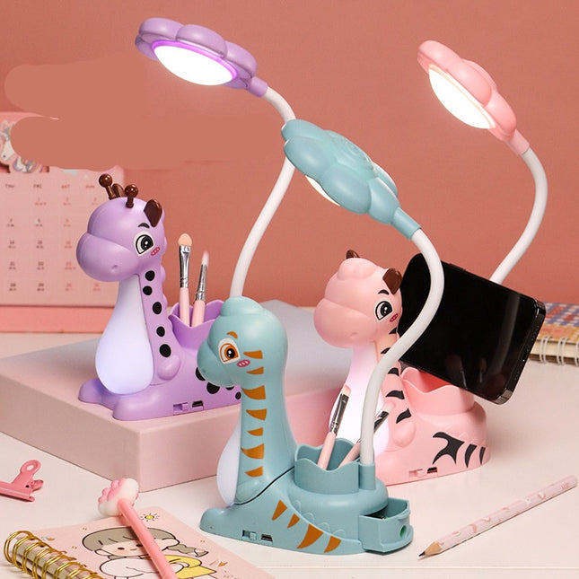 Lámpara de escritorio infantil dinosaurio LED
