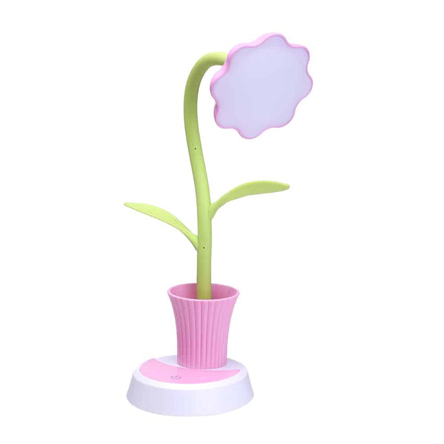 Lámpara de mesa flor recargable USB
