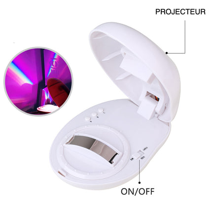 Lámpara proyector de arcoíris para habitación