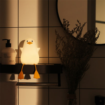Lámpara quitamiedos de silicona forma patito