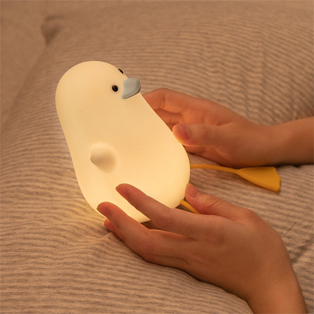 Lámpara quitamiedos de silicona forma patito