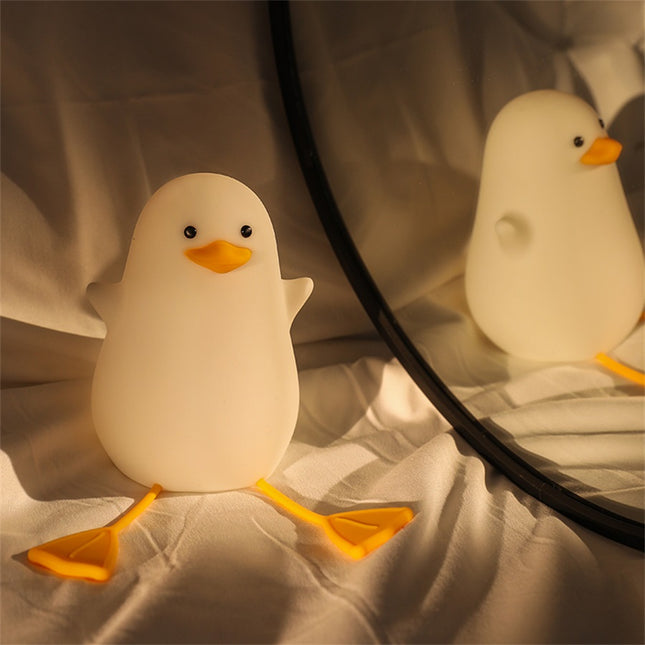 Lámpara quitamiedos de silicona forma patito