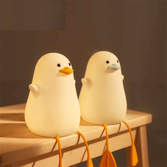 Lámpara quitamiedos de silicona forma patito