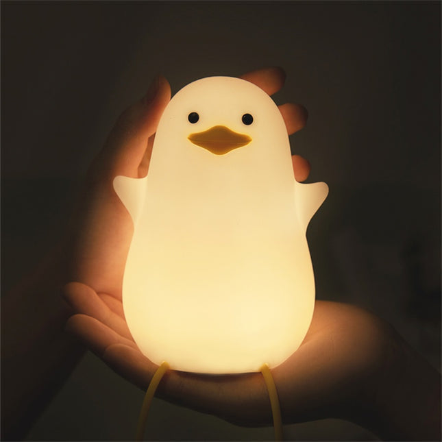 Lámpara quitamiedos de silicona forma patito