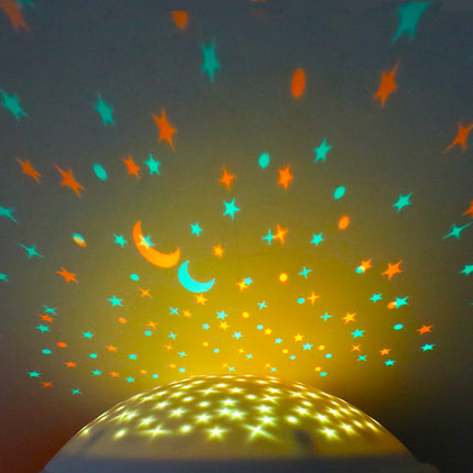 Peluche osito proyector con luz y música