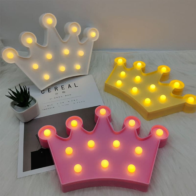 Lámpara LED decorativa en forma corona