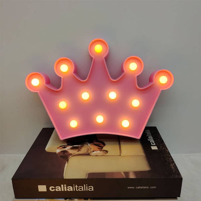 Lámpara LED decorativa en forma corona