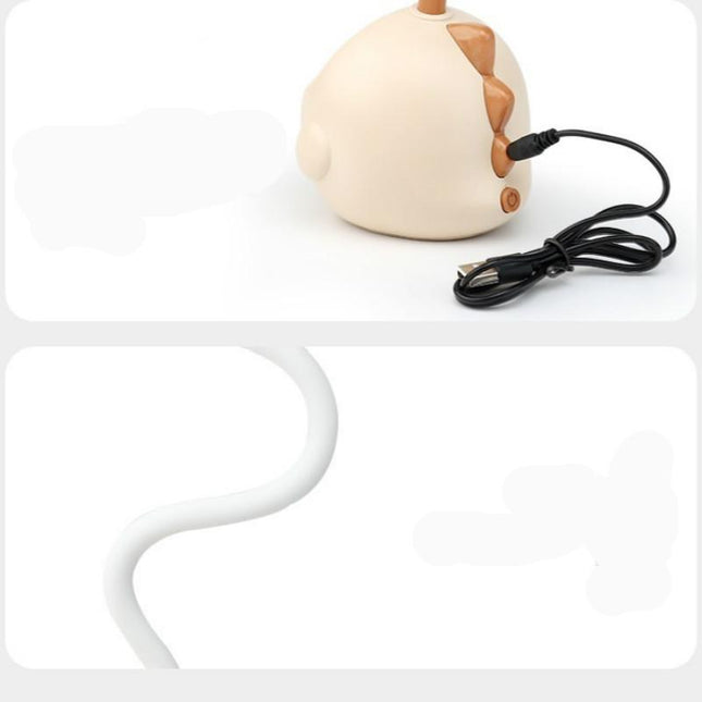 Lámpara de mesita LED forma dinosaurio