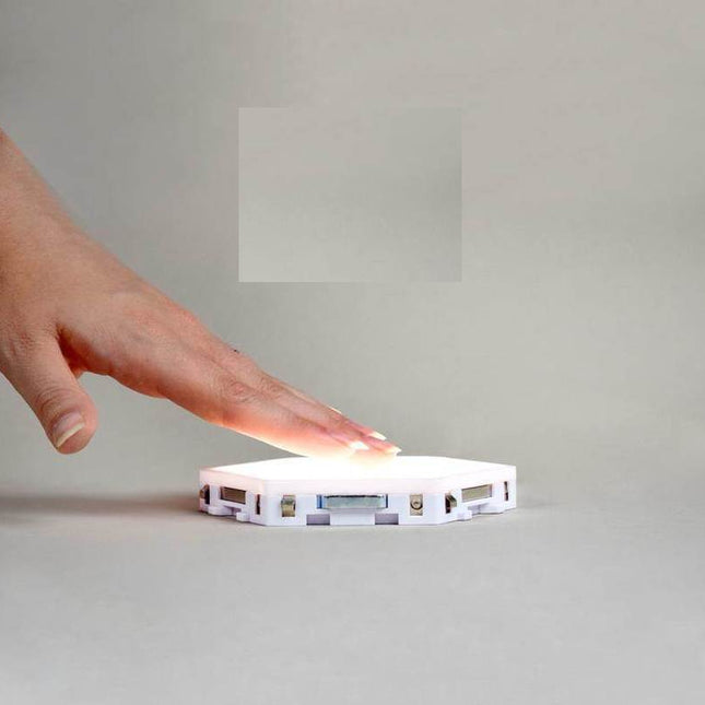 Luces hexagonales LED táctiles modulares