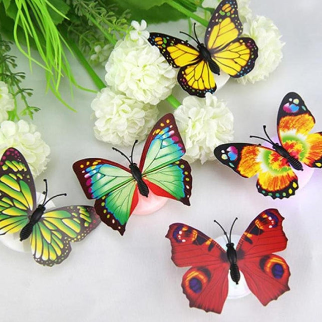 Mariposas LED decorativas para pared