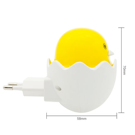 Luz nocturna de enchufe forma pollito