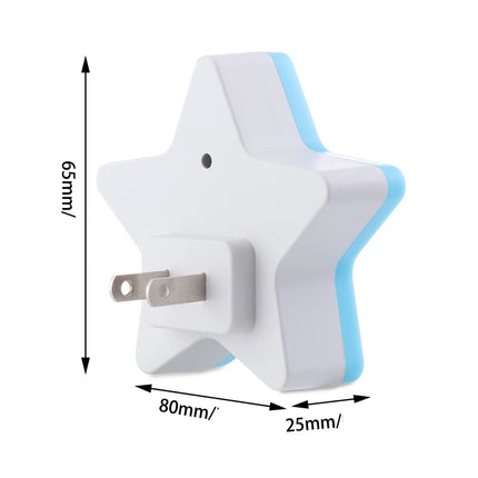 Luz de enchufe estrella con mando