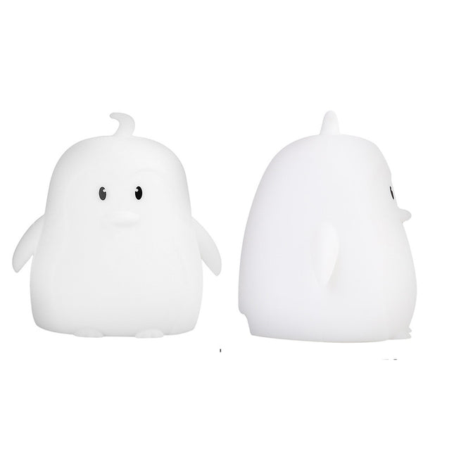 Lámpara LED portátil pingüino de silicona
