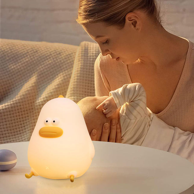 Lámpara pato de silicona táctil