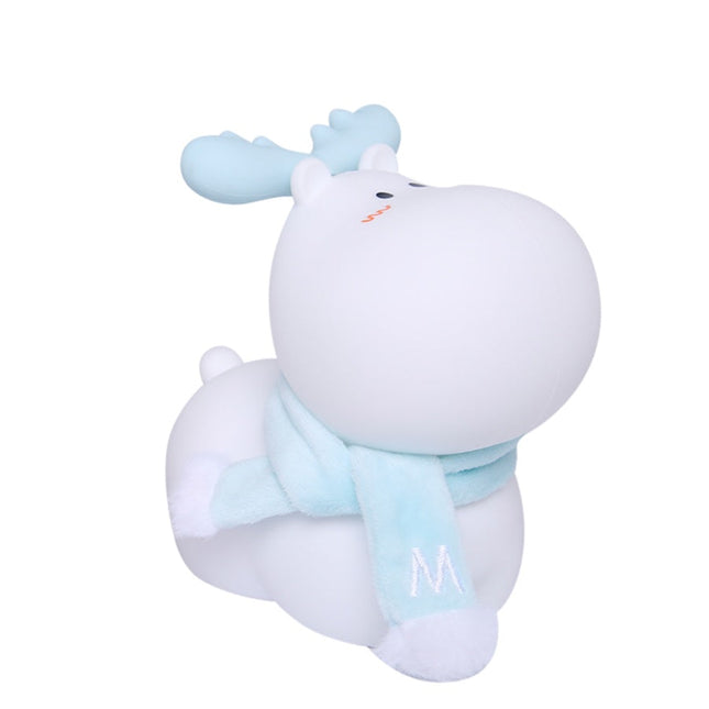 Lámpara de noche reno silicona recargable