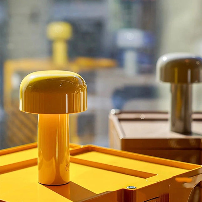 Lámpara de mesa seta inalámbrica recargable