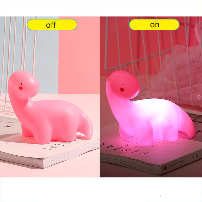 Lamparita de noche infantil forma dinosaurio