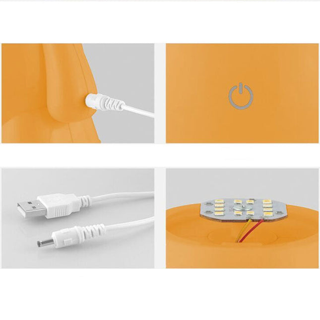 Lámpara quitamiedos infantil con forma conejo