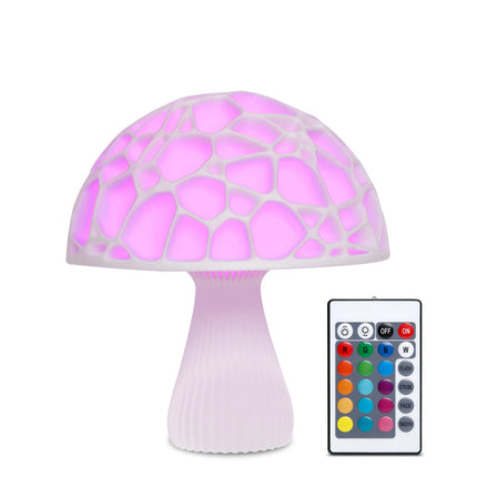 Lámpara de mesita LED forma seta