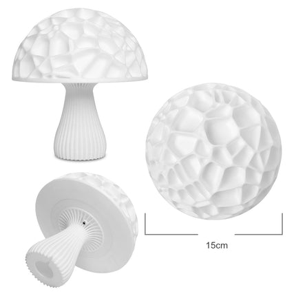 Lámpara de mesita LED forma seta