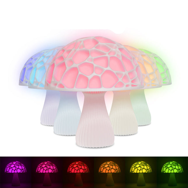 Lámpara de mesita LED forma seta