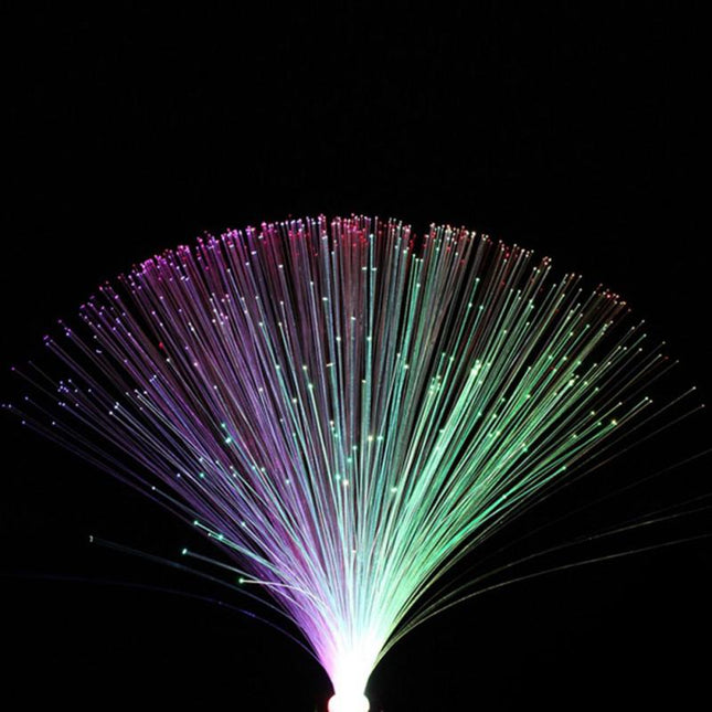 Lámpara LED de fibra óptica multicolor