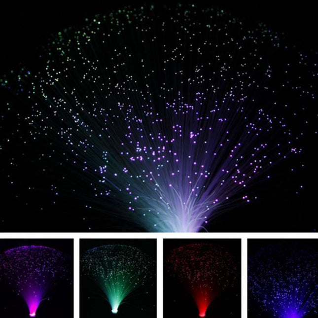 Lámpara LED de fibra óptica multicolor