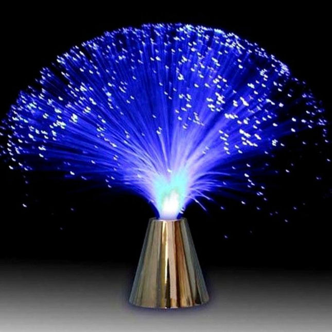 Lámpara LED de fibra óptica multicolor