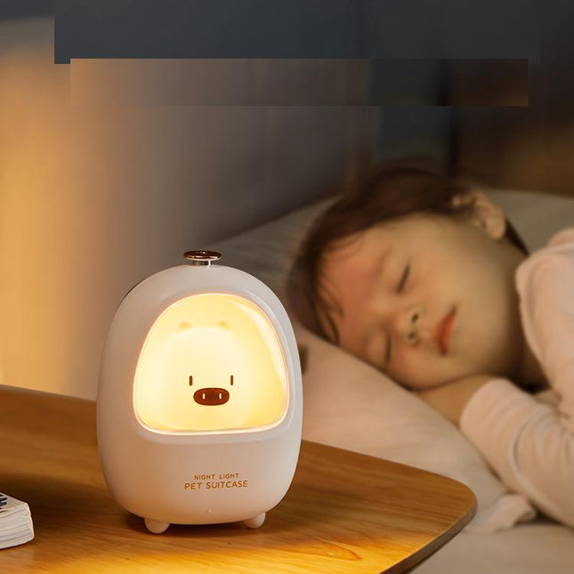 Luz quitamiedos LED táctil cerdito