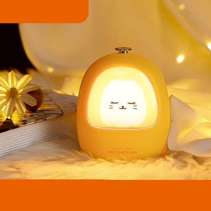 Luz quitamiedos LED táctil cerdito