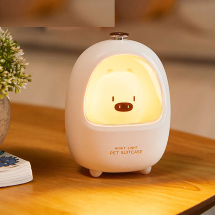 Luz quitamiedos LED táctil cerdito