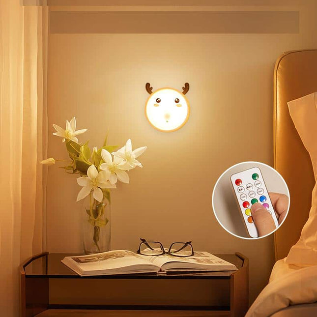Lámpara infantil de pared ciervo