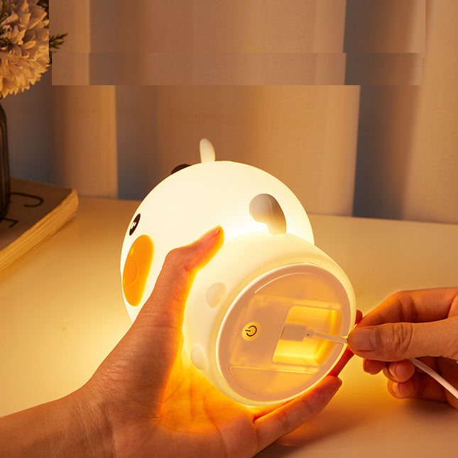 Luz nocturna LED táctil vaca