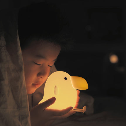 Lámpara LED silicona tucán para niños