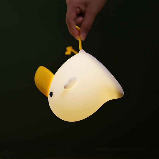 Lámpara LED silicona tucán para niños