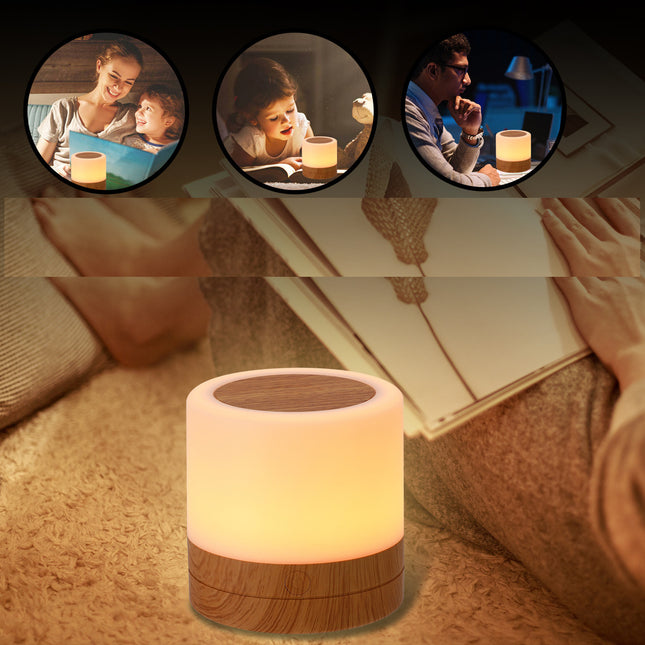 Lámpara de noche táctil LED multicolor