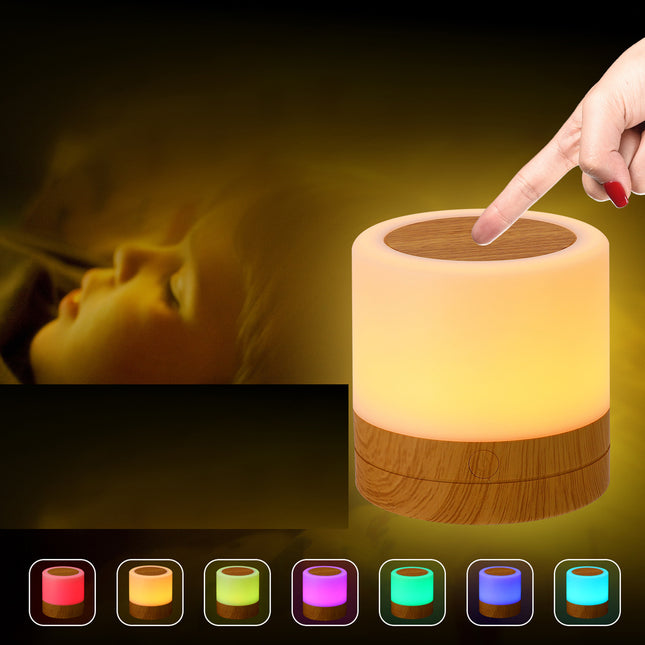Lámpara de noche táctil LED multicolor