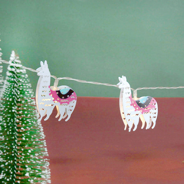 Guirnalda de luces LED forma llama