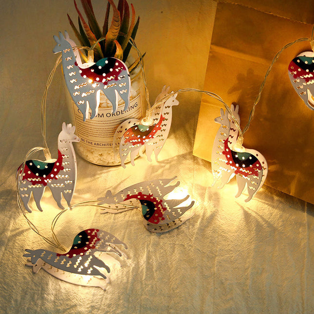 Guirnalda de luces LED forma llama