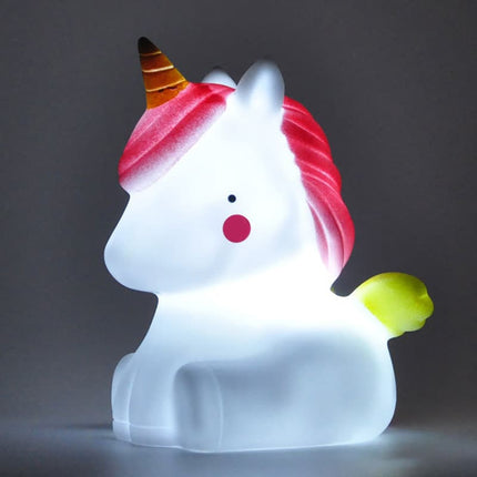 Mini lámpara LED quitamiedos de unicornio
