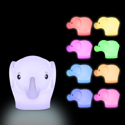 Luz quitamiedos bebé elefante multicolor