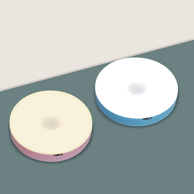 Mini luz LED táctil adhesiva recargable