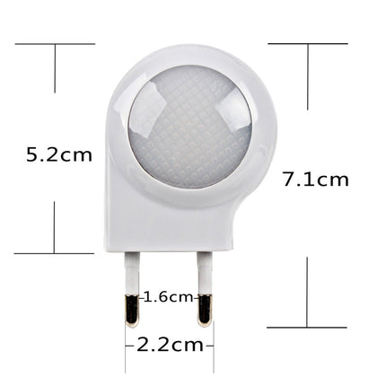 Mini luz enchufe con sensor automático
