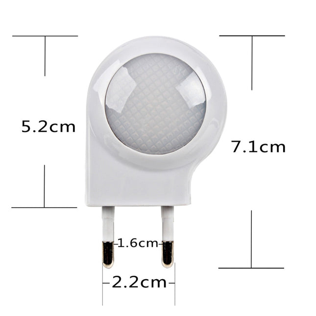 Mini luz enchufe con sensor automático
