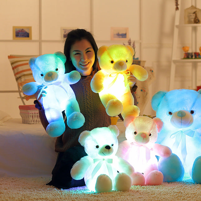 Oso de peluche luminoso con luz LED