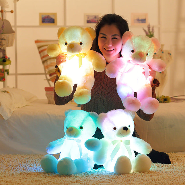 Oso de peluche luminoso con luz LED