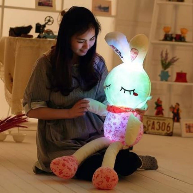 Peluche luminoso conejito con luz nocturna