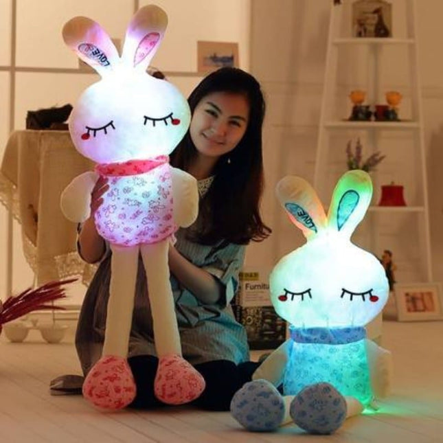 Peluche luminoso conejito con luz nocturna