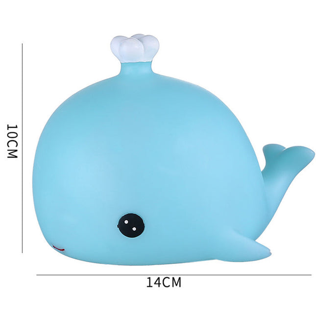 Luz quitamiedos infantil ballena recargable
